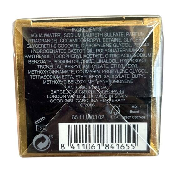 Carolina Herrera GOOD GIRL Shower Gel 6.8 oz NEW in BOX, SEALED Full Size - Picture 2 of 3